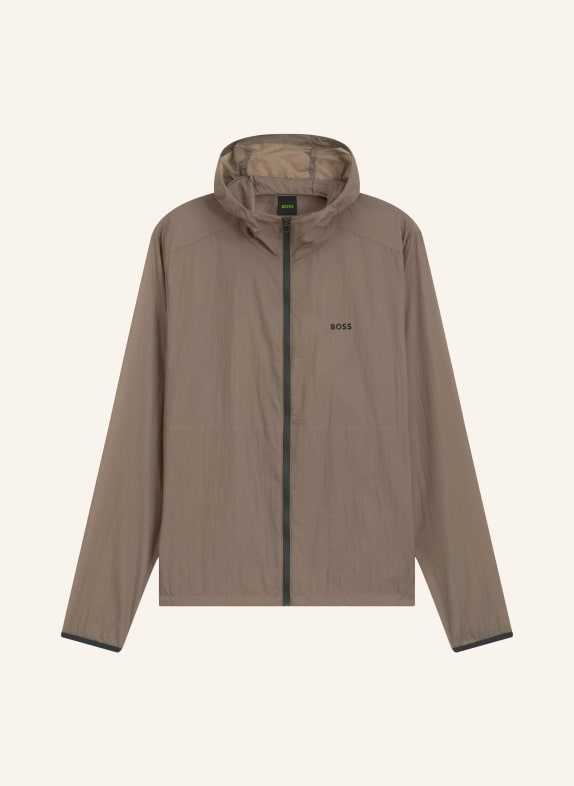 BOSS Funktionsjacke AIRYNIX DUNKELBRAUN