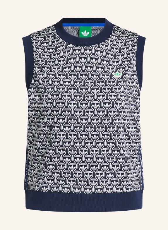 adidas Originals Vest ORIGINALS ALL OVER DONKERBLAUW / CRÈME