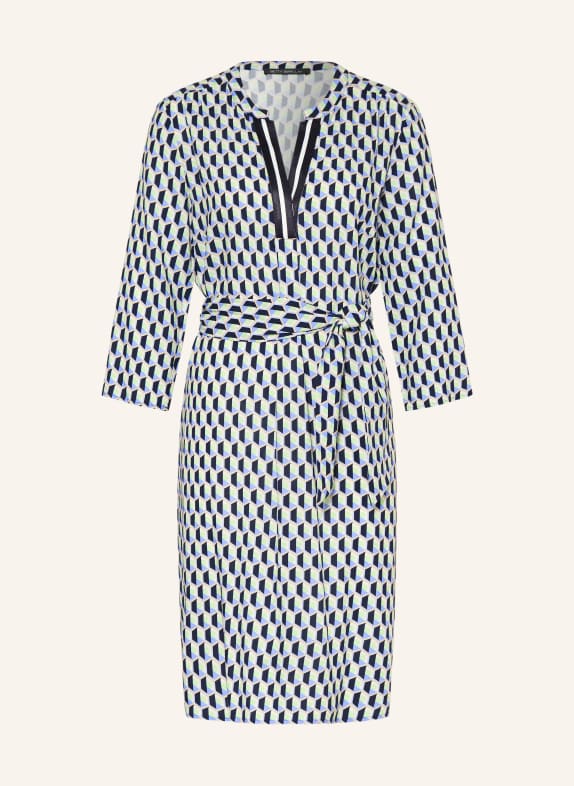 Betty Barclay Dress with 3/4 sleeves DARK BLUE / LIGHT GREEN / LIGHT BLUE