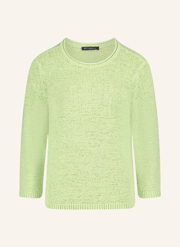 Betty Barclay Pullover mit 3/4-Arm HELLGRÜN
