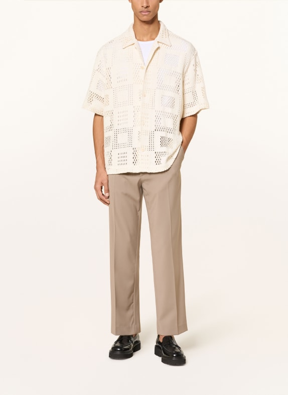 I'M BRIAN Gebreid shirt Comfort Fit CRÈME
