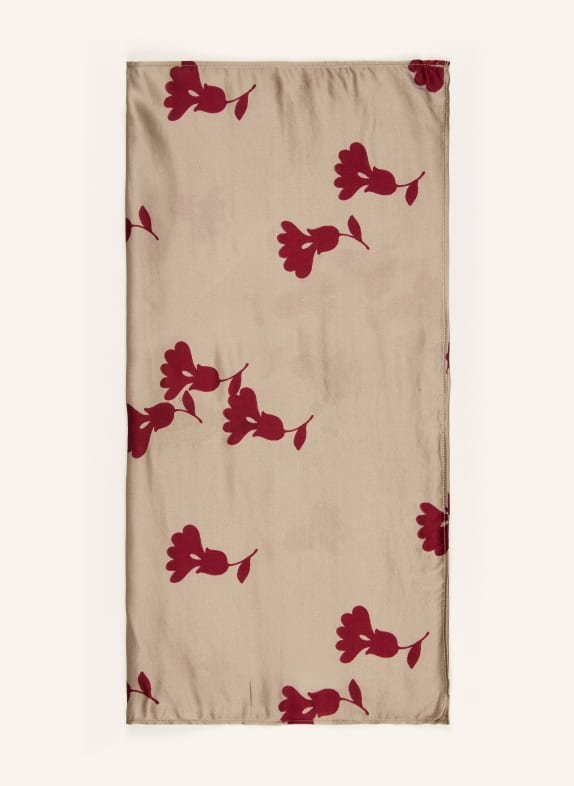 I'M BRIAN doek BEIGE / ROOD