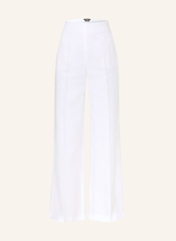 windsor. Marlene-broek met linnen WIT