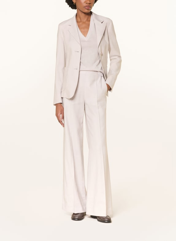 windsor. Marlene-broek met linnen LICHTGRIJS