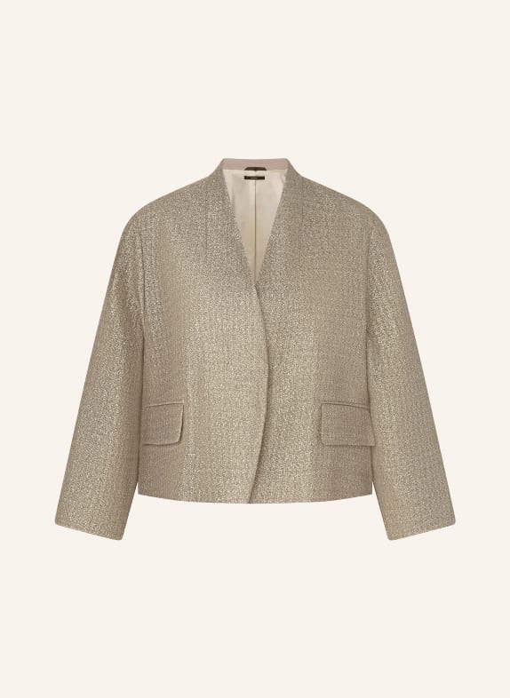 windsor. Blazer with glitter thread and 3/4 sleeves BEIGE