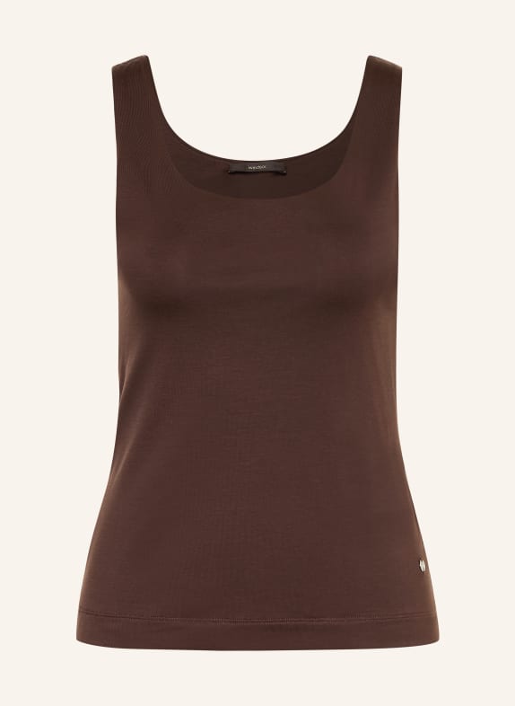 windsor. Top MARRON FONCÉ