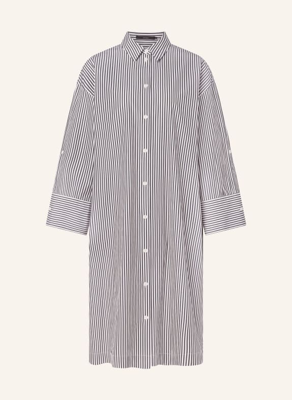 windsor. Overhemdjurk MARRON FONCÉ / WIT