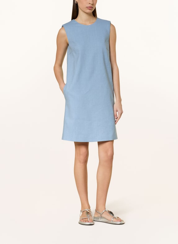 windsor. Kleid mit Leinen BLAU
