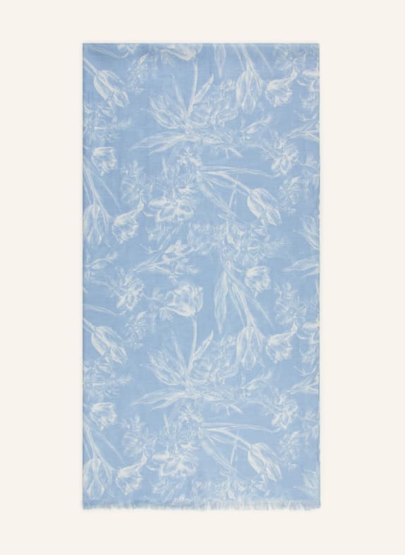 windsor. Schal HELLBLAU / WEISS