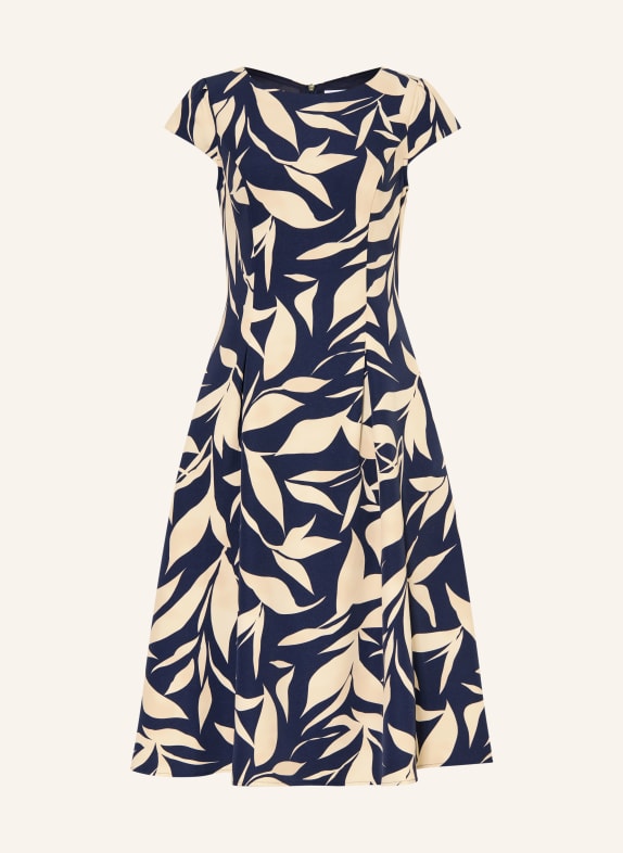 BETTY&CO Jurk DONKERBLAUW / CRÈME