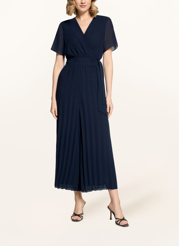 BETTY&CO Jumpsuit med plissering MØRKEBLÅ
