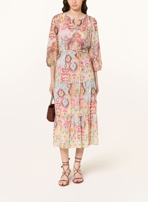 BETTY&CO Sukienka z rękawami 3/4 RÓŻOWY / JASNOZIELONY / JASNONIEBIESKI