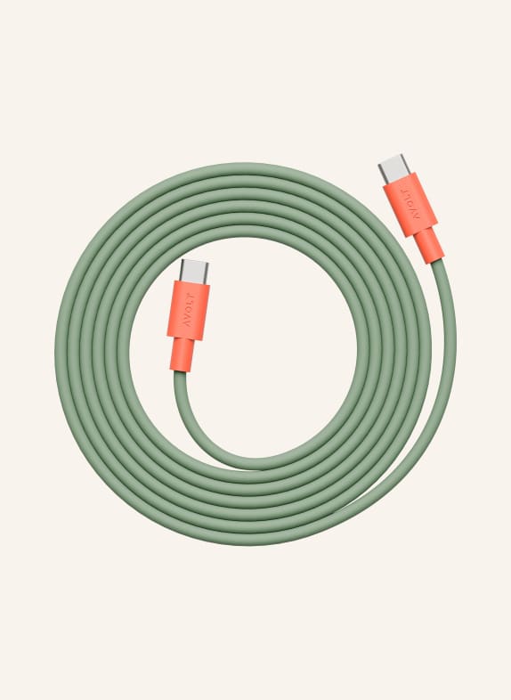 AVOLT Charging Cable CABEL 1 GREEN / ORANGE