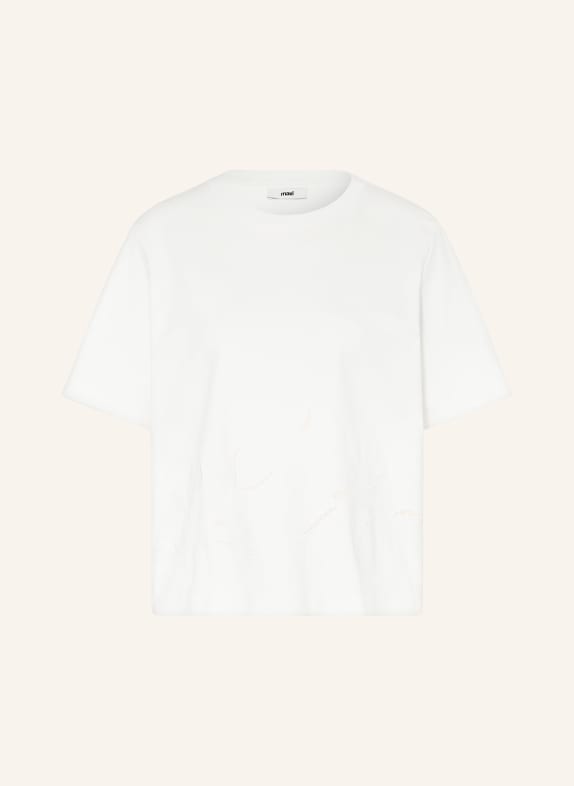 mavi Koszulka z ażurową koronką BIAŁY