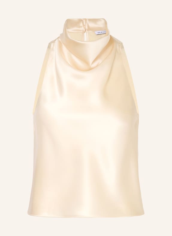 MRS & HUGS Blouse en satin CRÈME