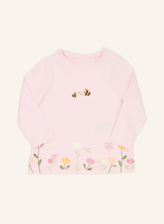 s.Oliver RED T-shirt met lange mouwen ROSE CLAIR / DONKERGEEL / LICHTGROEN