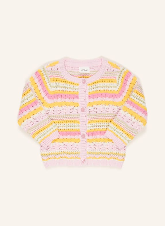 s.Oliver RED vest GEEL / ROZE / WIT