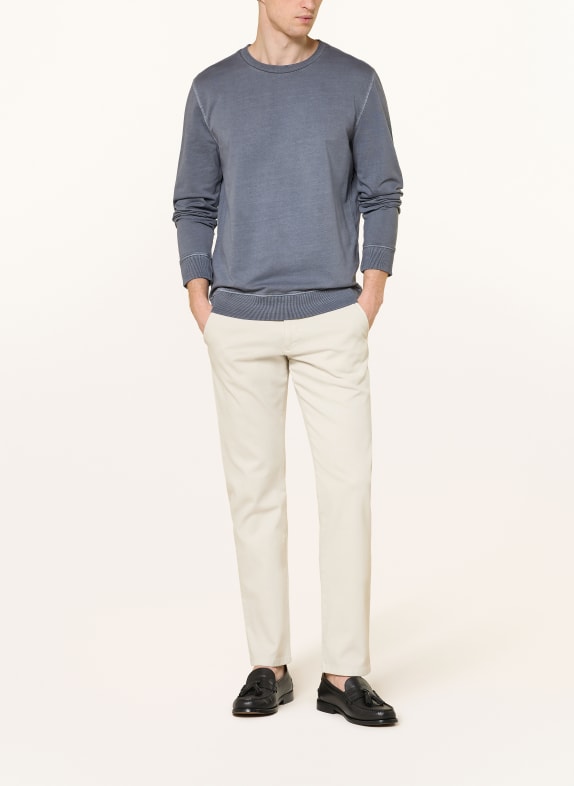 STROKESMAN'S sweatshirt BLAUWGRIJS