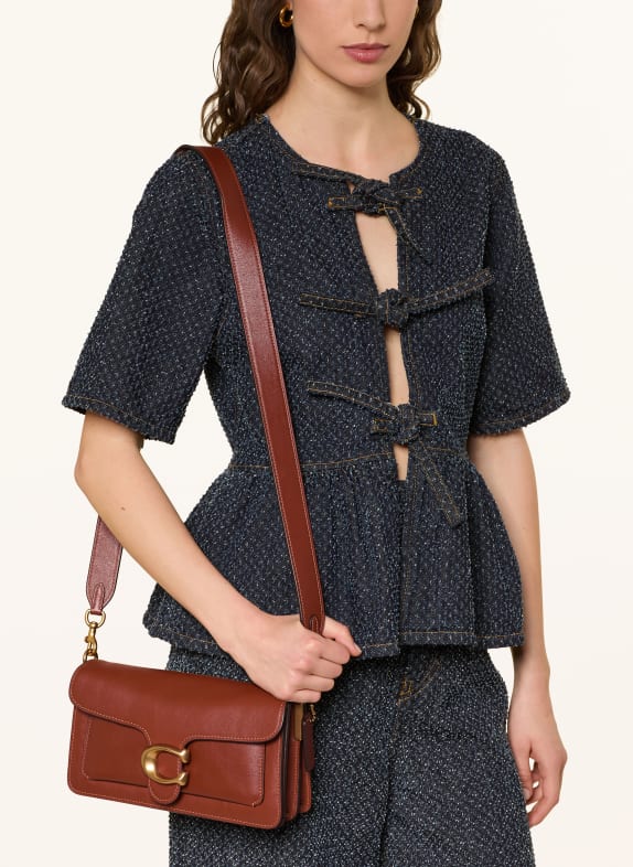 COACH TABBY Shoulder Bag BROWN / GOLD