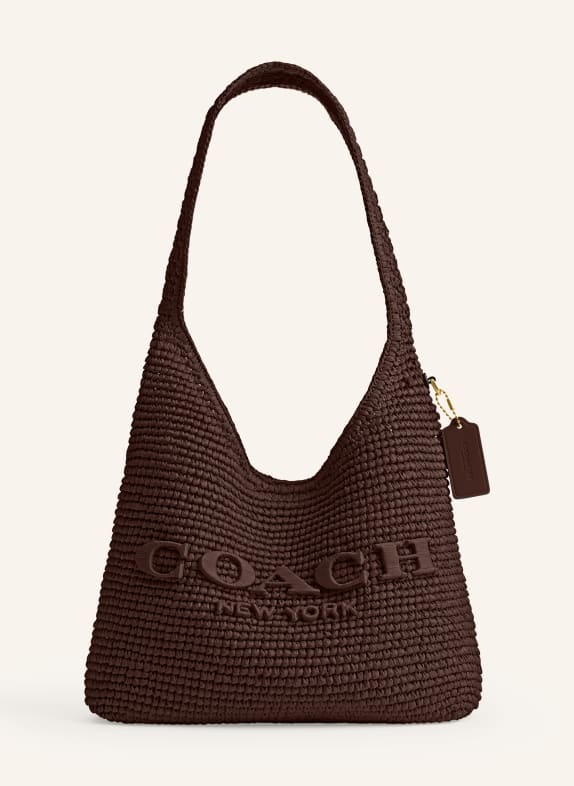 COACH BROOKLYN Tote Bag DARK BROWN