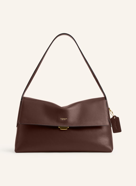 COACH Shoulder bag DARK BROWN