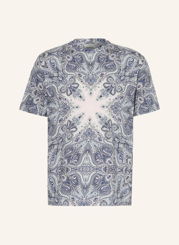 ETRO T-shirt BLAUW / ROSE CLAIR