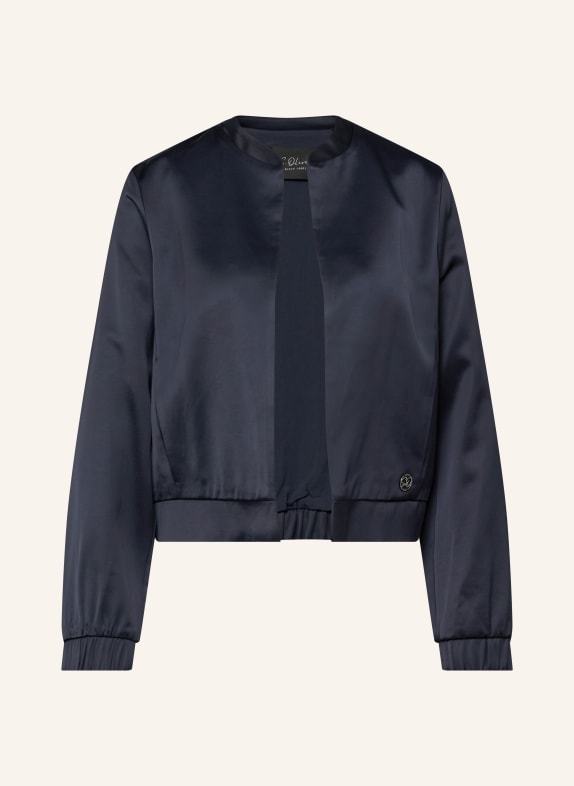s.Oliver BLACK LABEL Satijnen bolero DONKERBLAUW