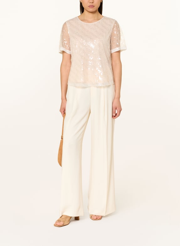 s.Oliver BLACK LABEL Blouse met pailletten ECRU
