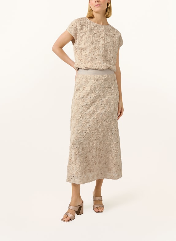 s.Oliver BLACK LABEL rok BEIGE