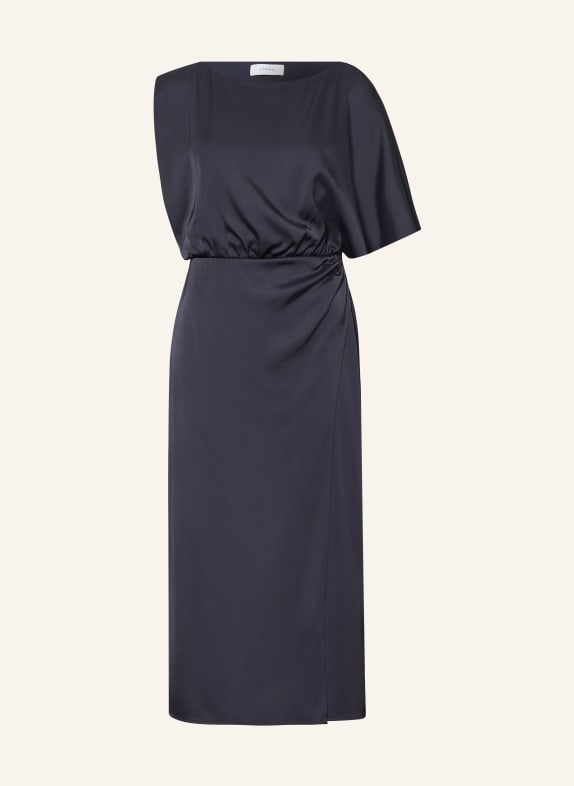 comma Satijnen jurk BLAUW