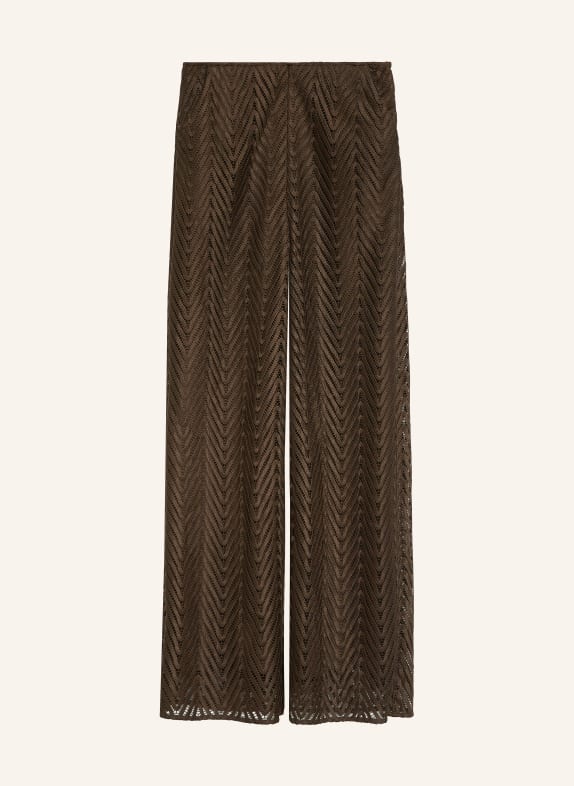 comma Hose aus Spitze BRAUN