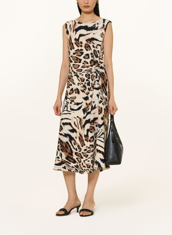 lilienfels Kleid BRAUN / BEIGE / SCHWARZ