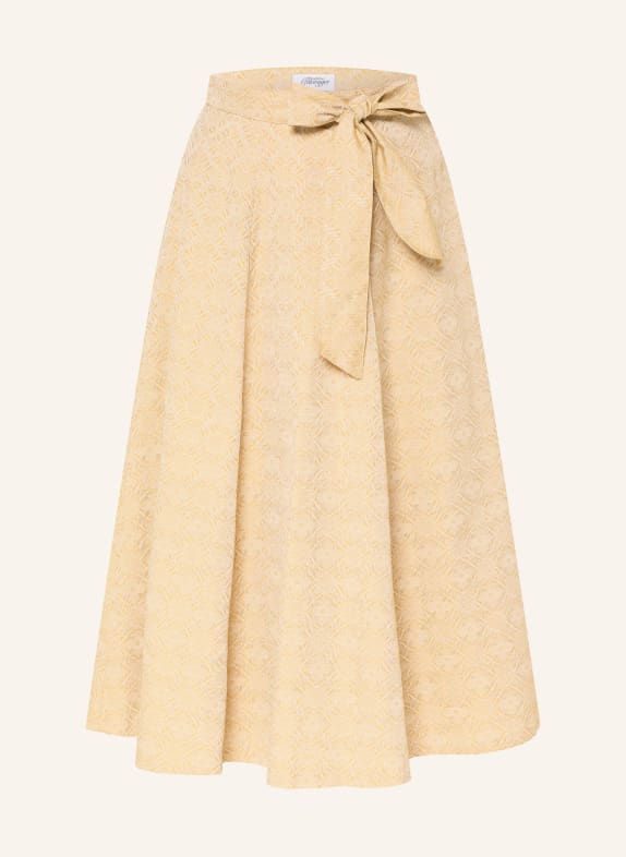 Grasegger ILSE Jacquard Skirt CAMEL