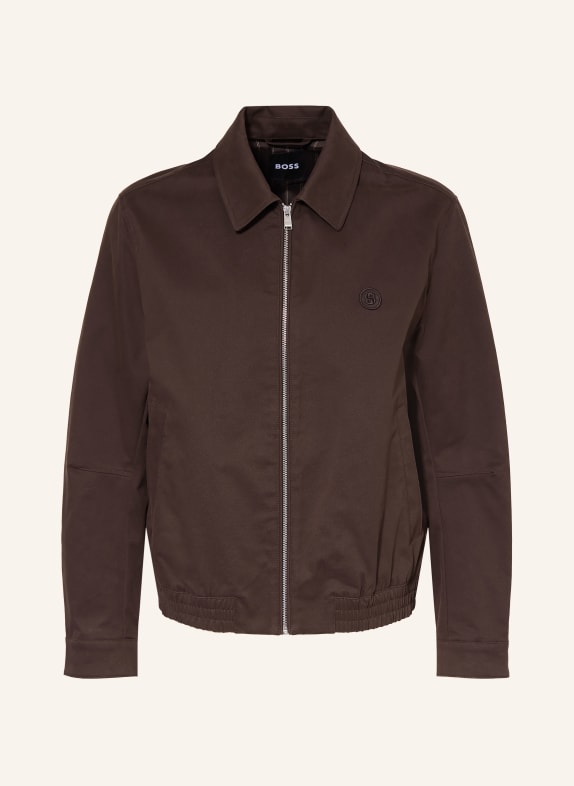 BOSS Veste CARINHO MARRON FONCÉ