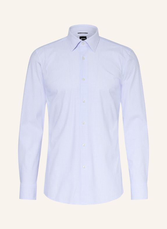 BOSS Overhemd HANK Slim Fit BLAUW / WIT