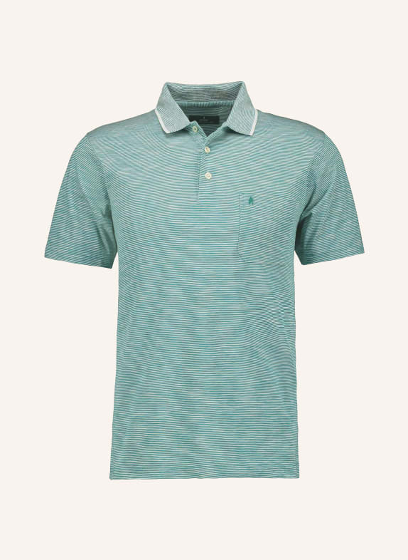 RAGMAN Jersey-Poloshirt TÜRKIS