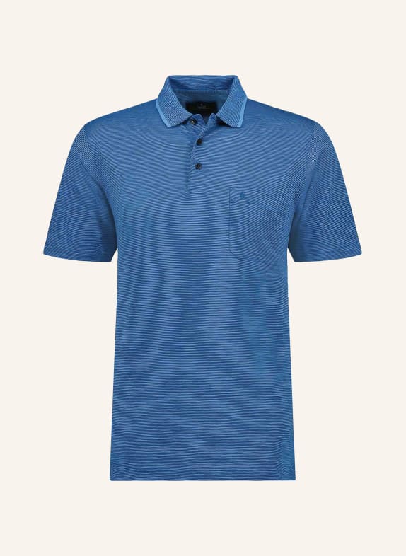 RAGMAN Jersey-Poloshirt BLAU