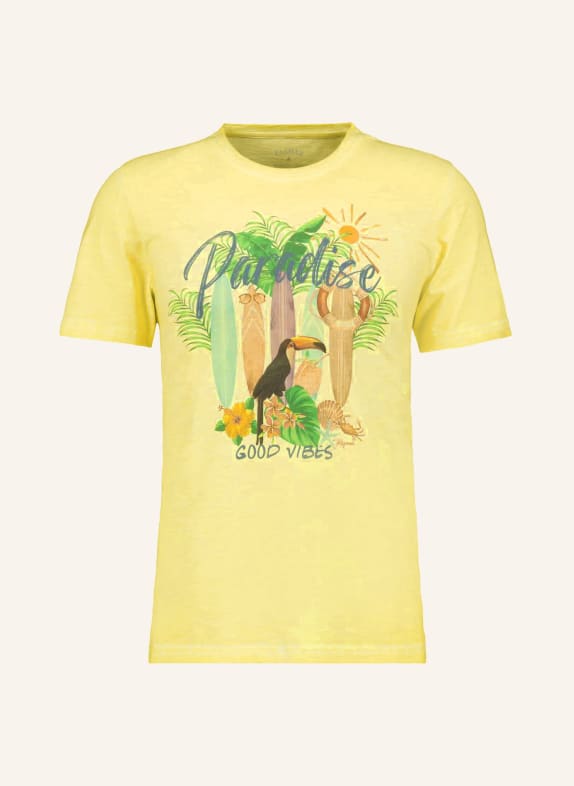 RAGMAN T-shirt NEONGEEL / GROEN / DONKERBLAUW