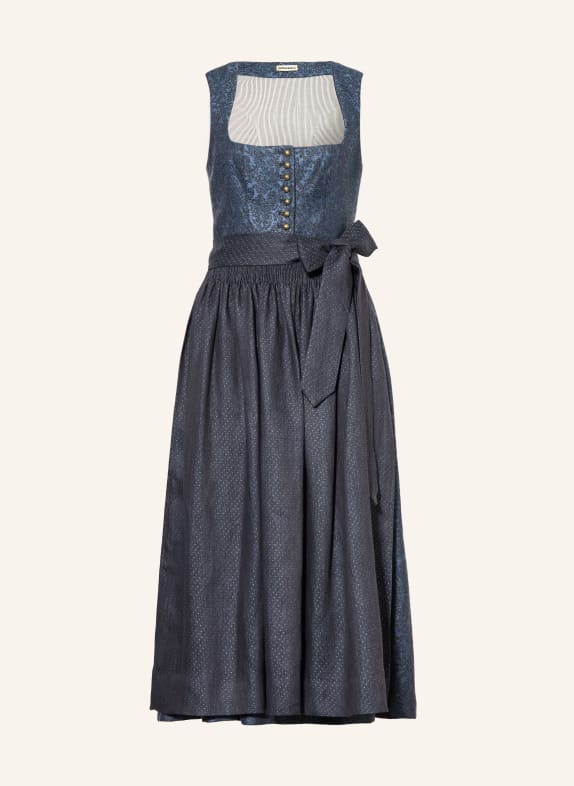 Gottseidank Linen Dirndl MONIKA DARK BLUE