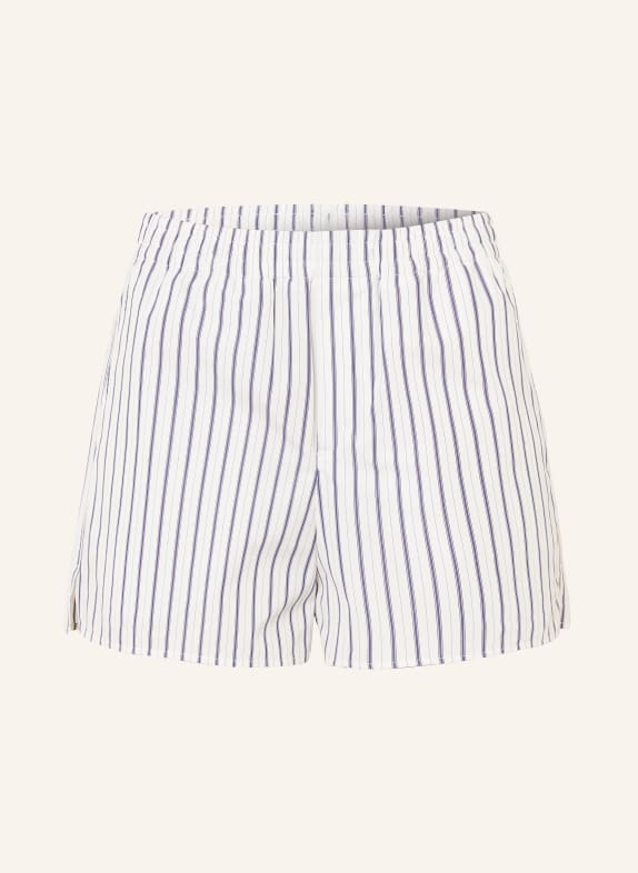 AMI PARIS Shorts WEISS / DUNKELBLAU