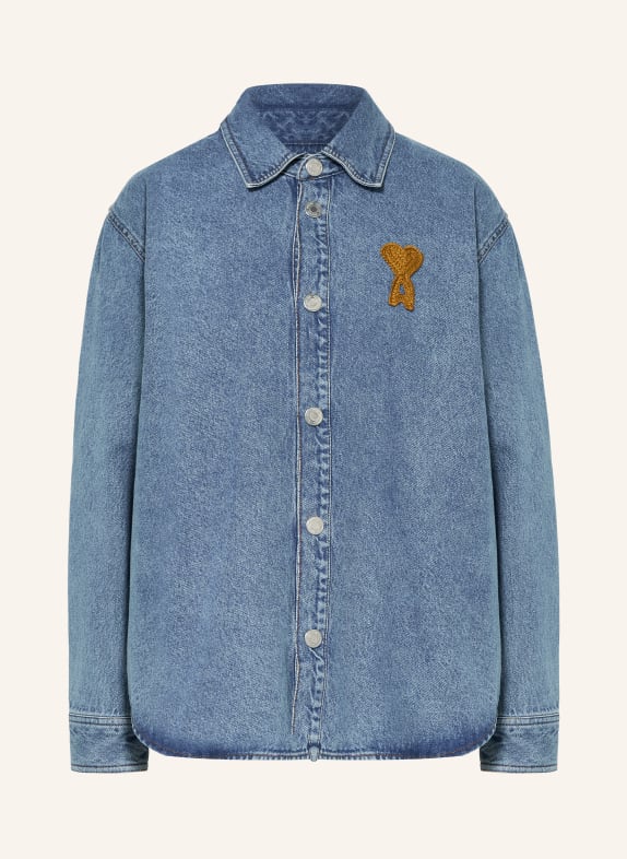 AMI PARIS Jeans-Overshirt BLAU