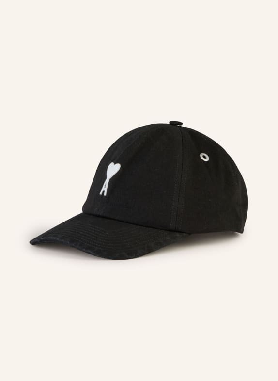 AMI PARIS Cap AMI DE COEUR SCHWARZ / WEISS