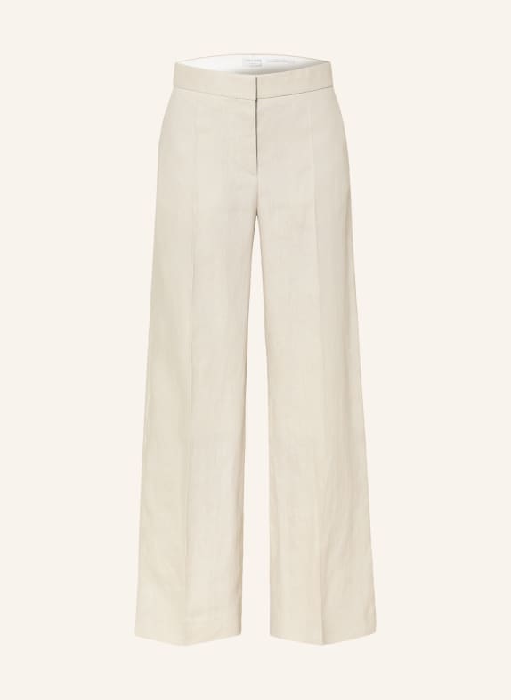 TIGER OF SWEDEN IRIT-broek van linnen BEIGE