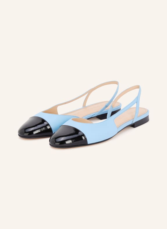 PROSPERINE Slingballerinas HELLBLAU / SCHWARZ