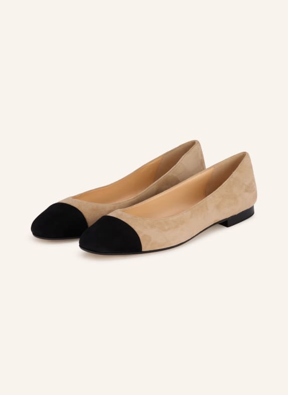 PROSPERINE ballerines BEIGE / NOIR