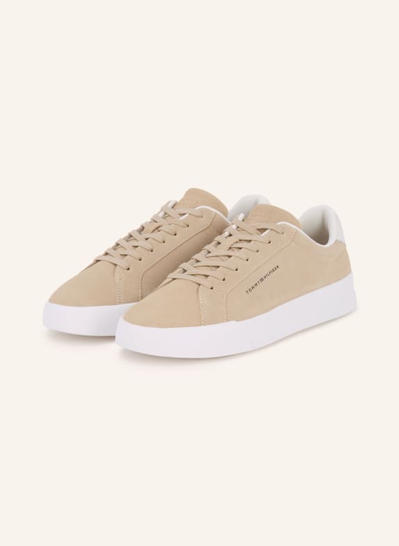TOMMY HILFIGER Sneaker BEIGE / WIT