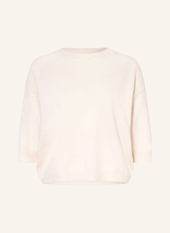 darling harbour Cashmere-Pullover mit 3/4-Arm CREME