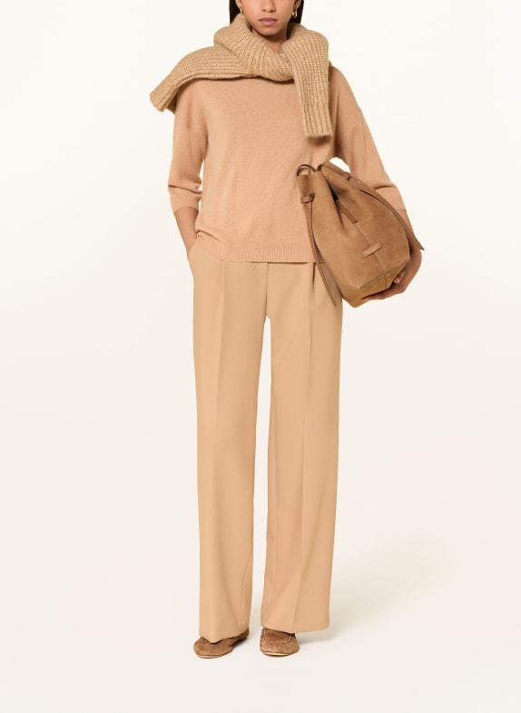 darling harbour Cashmere-Pullover mit 3/4-Arm CAMEL