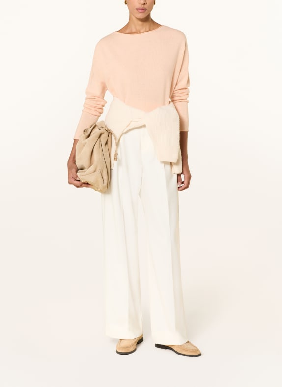darling harbour Cashmere-Pullover light apricot