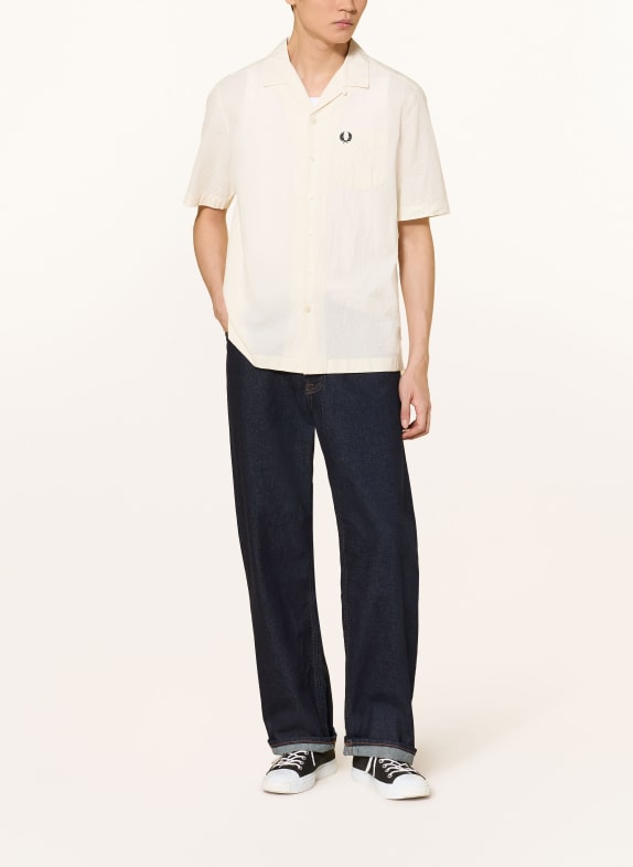 FRED PERRY Resorthemd Comfort Fit ECRU